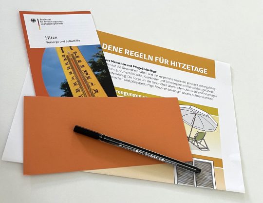 Unterlagen zum Hitzeschutz